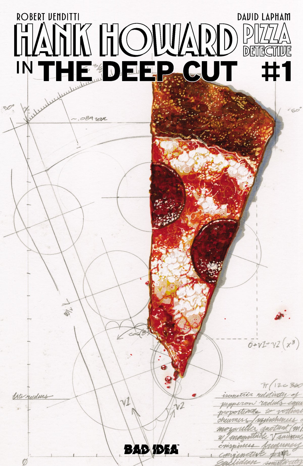 HANK HOWARD PIZZA DETECTIVE THE DEEP CUT #1 (ONE SHOT) Cover B PIZZA BY RYAN SOOK VAR comic book cover