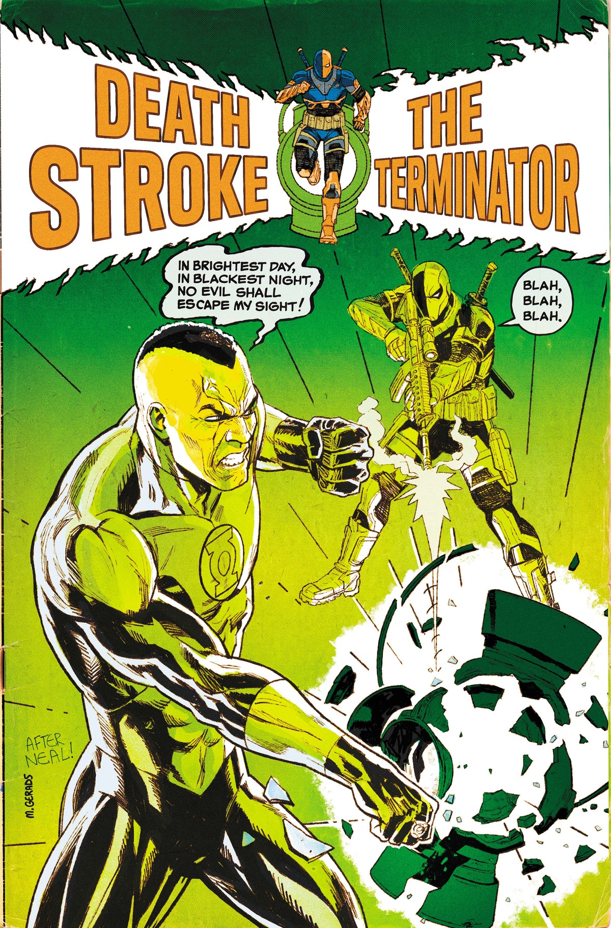 DEATHSTROKE THE TERMINATOR #10 Cover B MITCH GERADS CARD STOCK VAR comic book cover