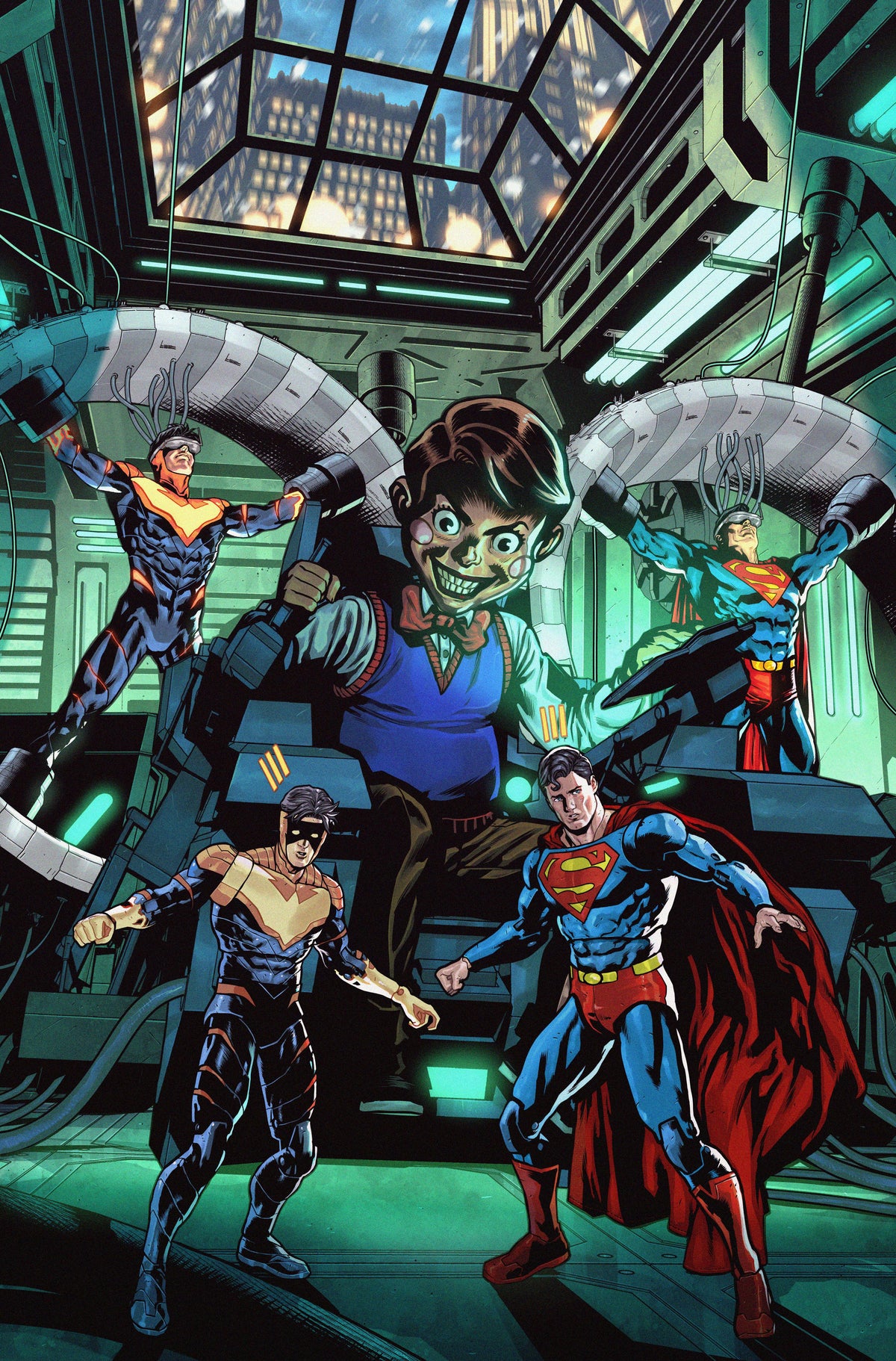 SUPERMAN UNLIMITED #20 Cover A LUCAS MEYER comic book cover