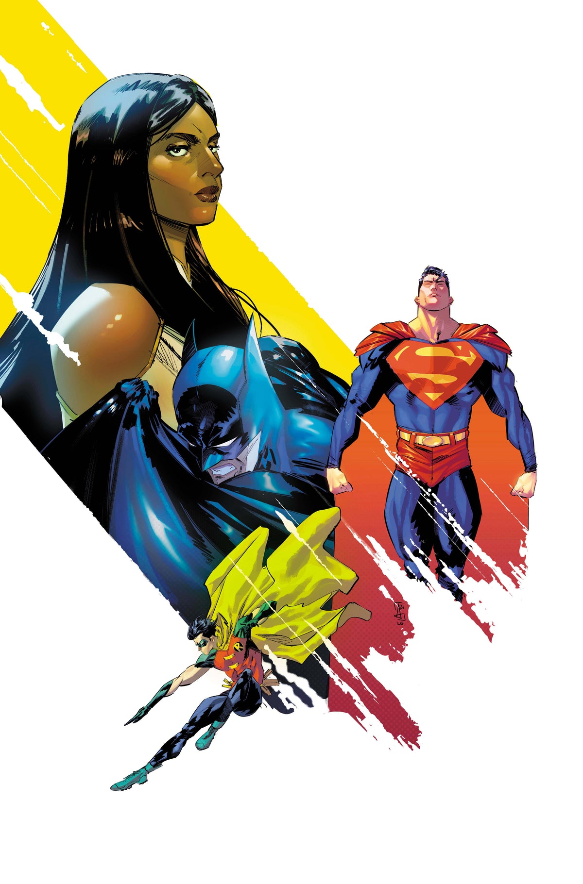 BATMAN SUPERMAN WORLDS FINEST #58 Cover C ADRIAN GUTIERREZ CARD STOCK VAR comic book cover