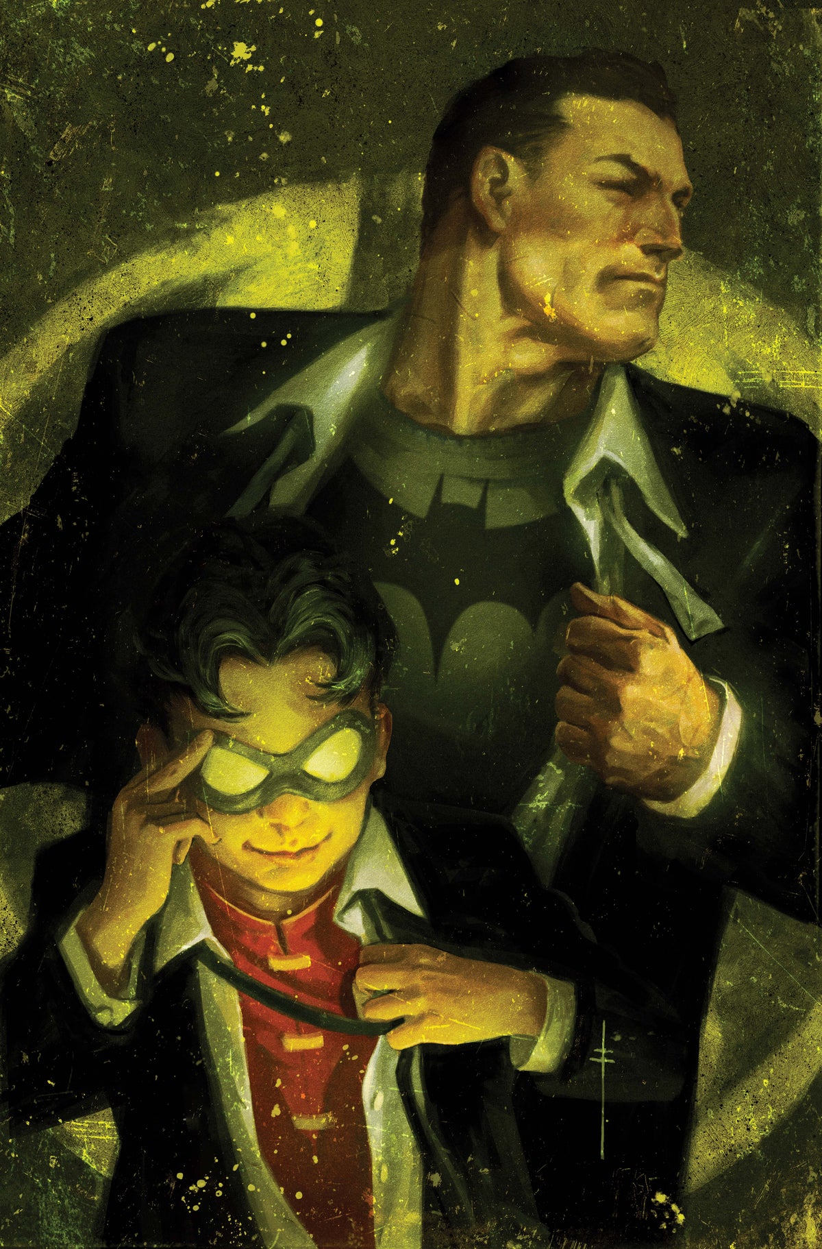 BATMAN & ROBIN YEAR ONE DYNAMIC DUOS #5 (OF 12) Cover B SEBASTIAN FIUMARA CARD STOCK VAR comic book cover
