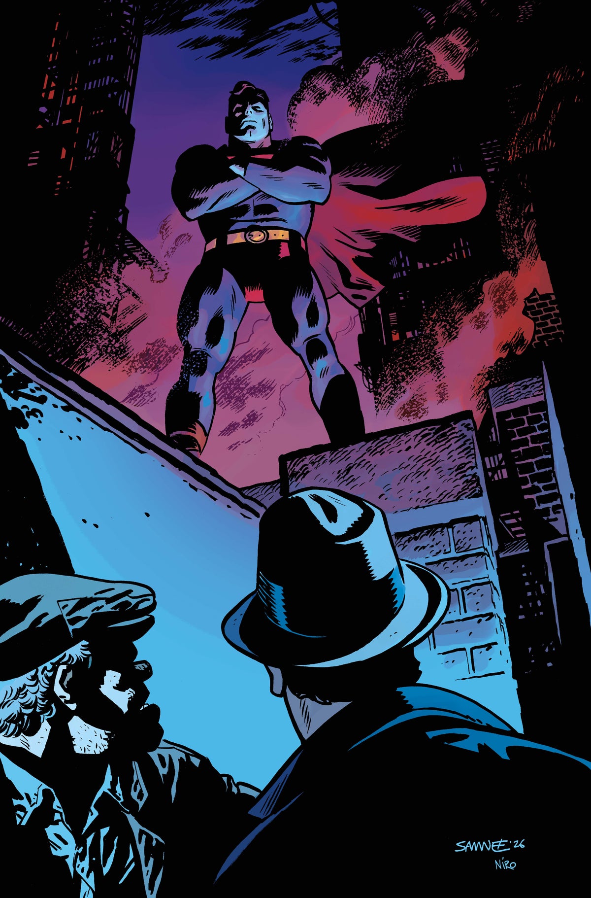SUPERMAN THE STRANGER #4 (OF 6) Cover B CHRIS SAMNEE VAR comic book cover
