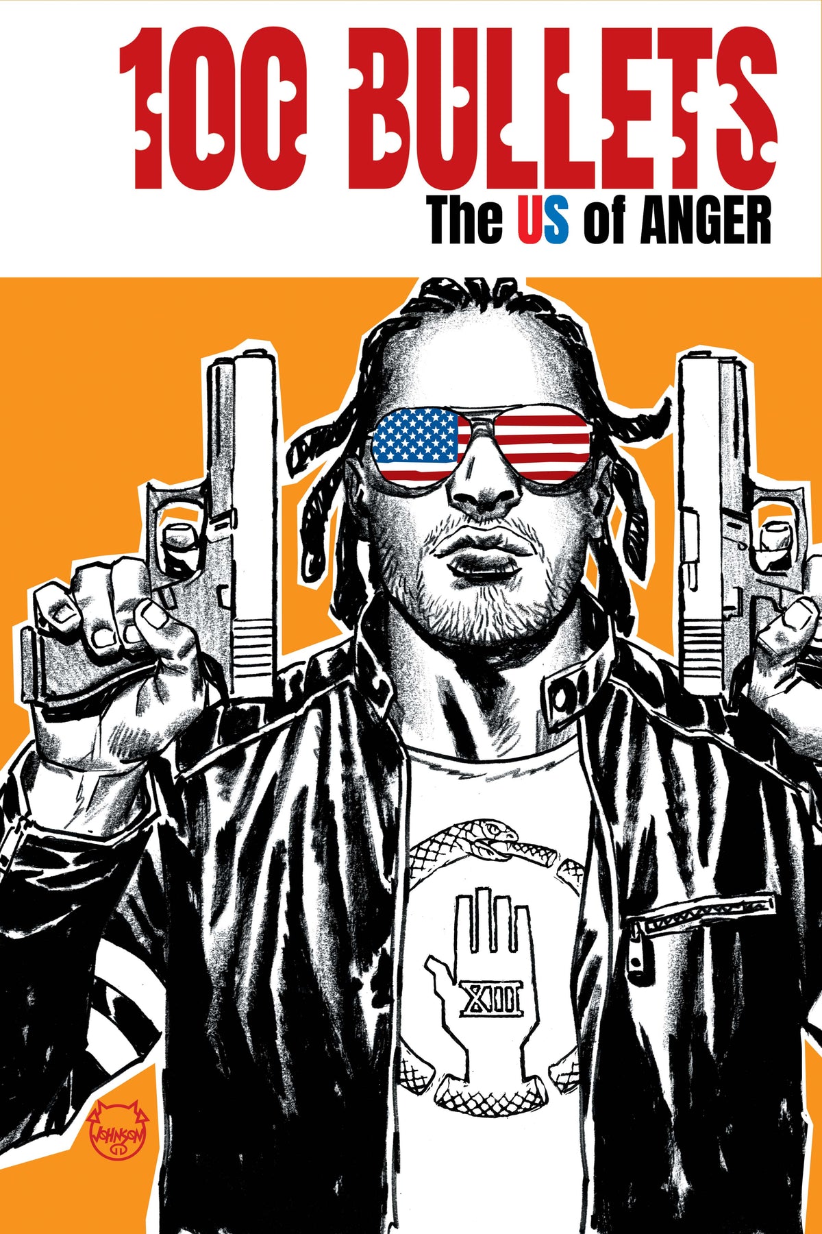 100 BULLETS THE US OF ANGER #6 (OF 8) Cover A DAVE JOHNSON comic book cover