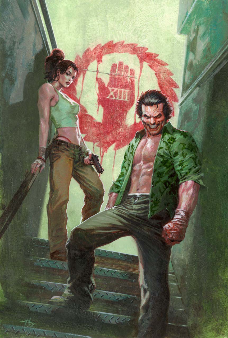 100 BULLETS THE US OF ANGER #6 (OF 8) Cover B GABRIELE DELL OTTO CARD STOCK VAR comic book cover