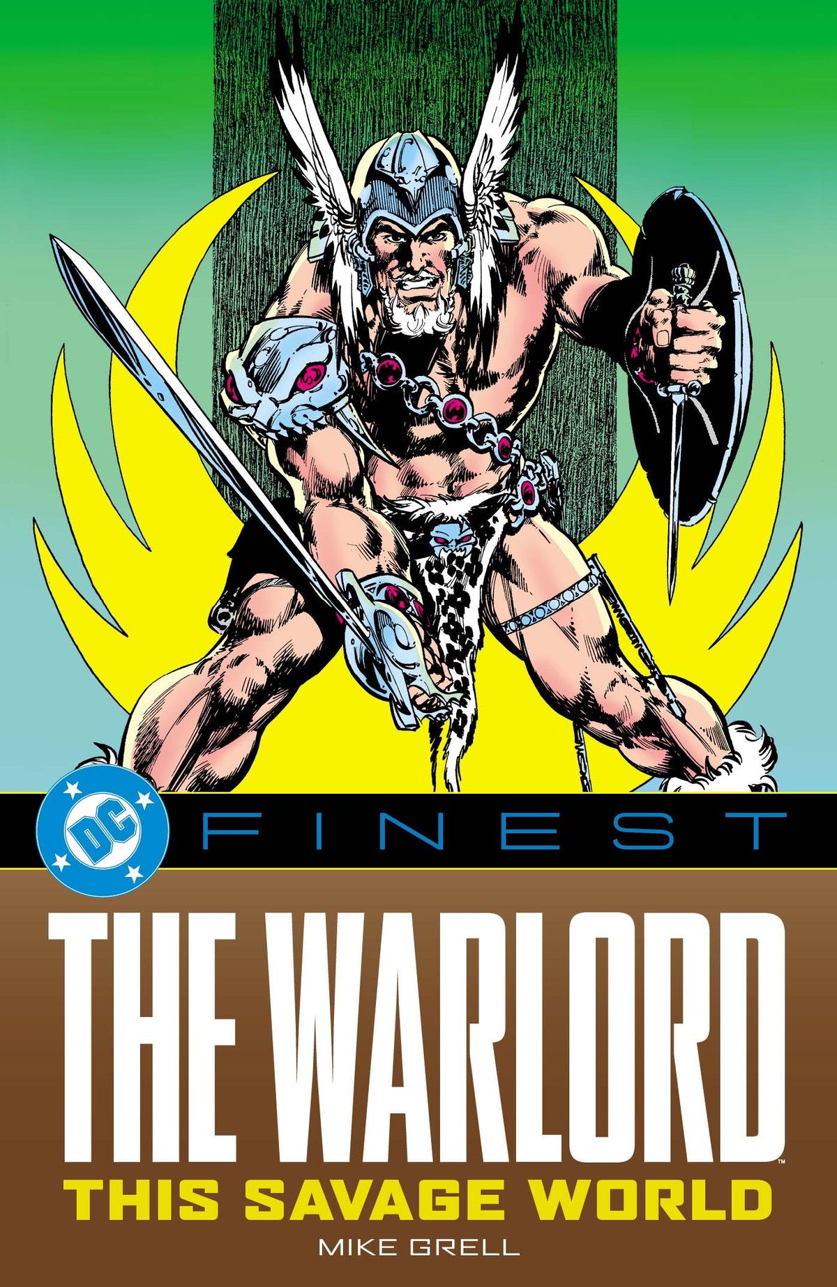 DC FINEST THE WARLORD THIS SAVAGE WORLD TP graphic novel cover