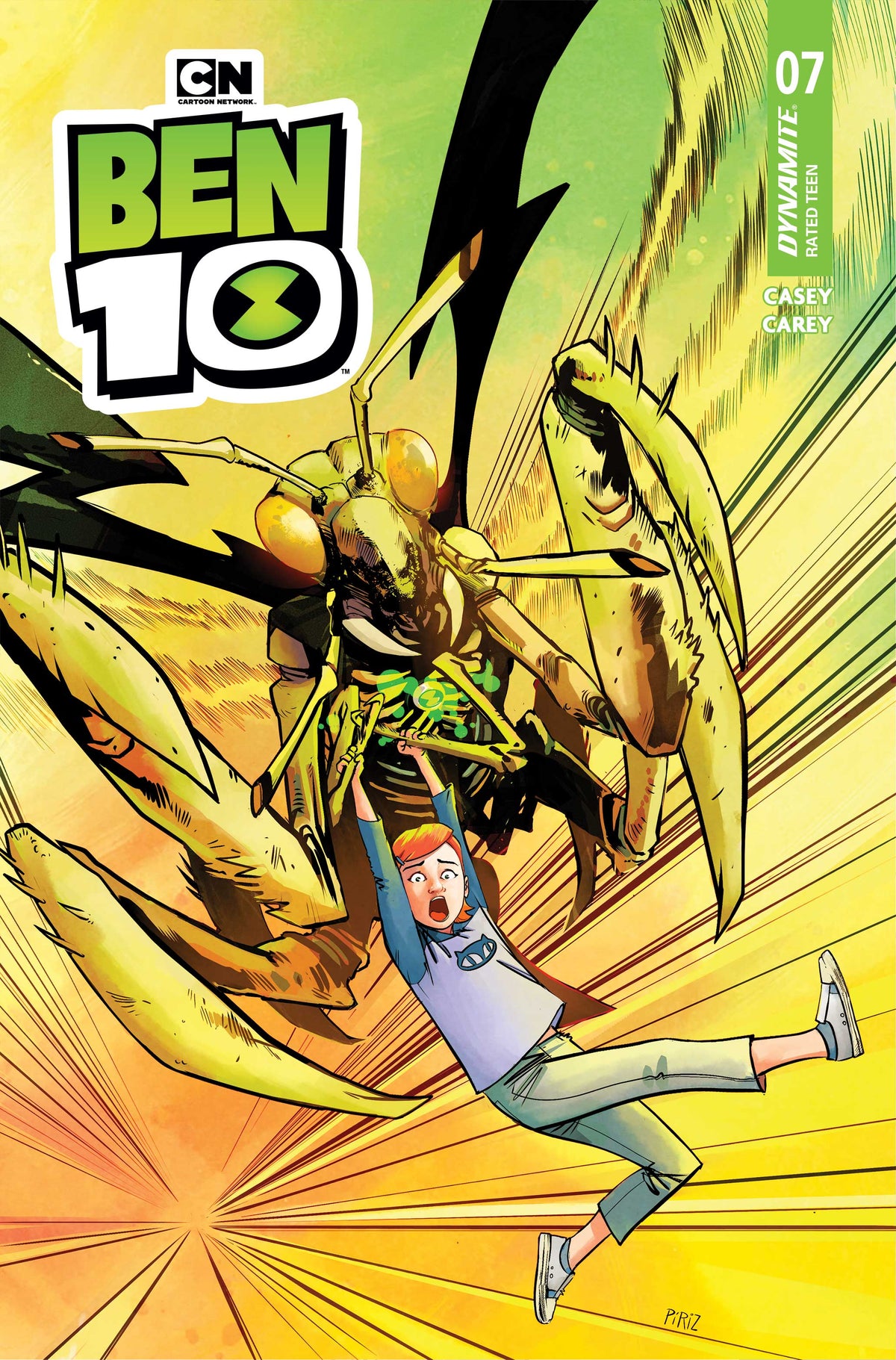 BEN 10 #7 Cover D SEBASTIAN PIRIZ VAR comic book cover