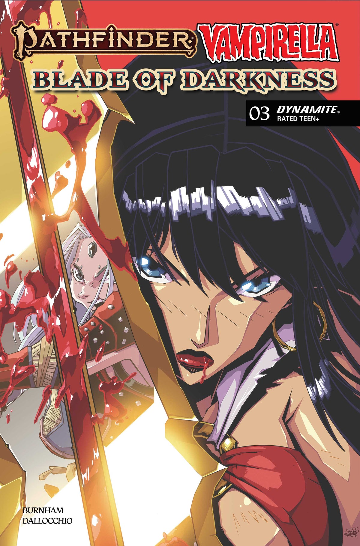 PATHFINDER VAMPIRELLA BLADE OF DARKNESS #3 Cover B ANDREW HUERTA VAR comic book cover
