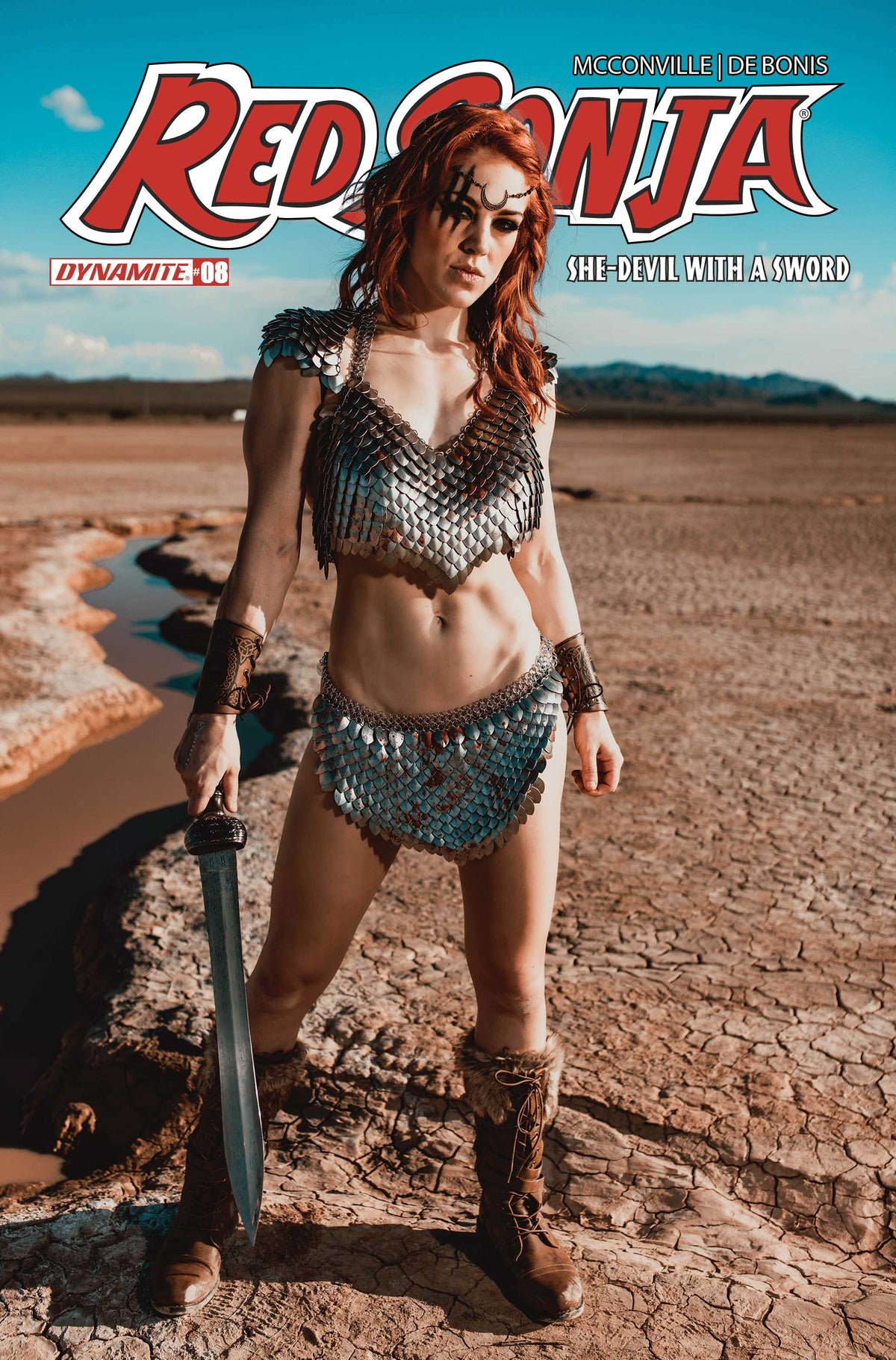 RED SONJA SHE DEVIL WITH A SWORD #8 Cover E COSPLAY MOLLY STEWART VAR comic book cover