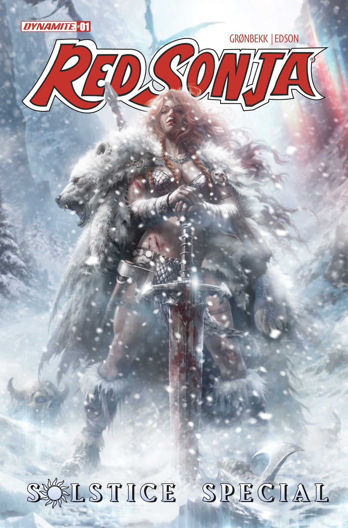 RED SONJA SOLSTICE SPECIAL #1 (ONE SHOT) Cover A FRANCESCO MATTINA comic book cover