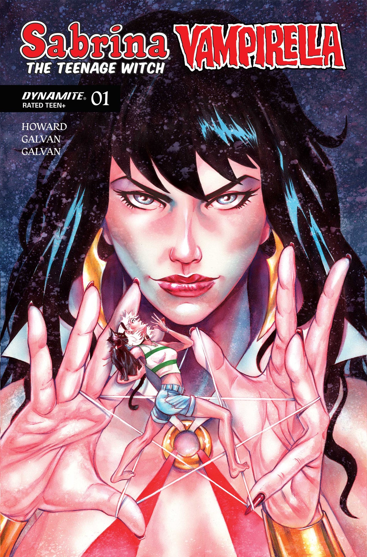 SABRINA THE TEENAGE WITCH VAMPIRELLA #1 Cover D MIKE ROOTH VAR comic book cover