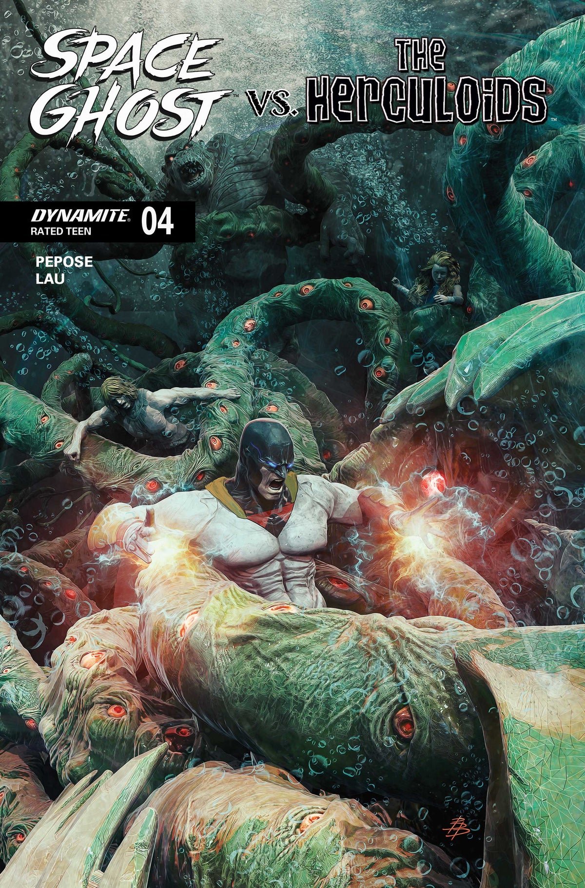 SPACE GHOST VS THE HERCULOIDS #4 Cover D BJORN BARENDS VAR comic book cover