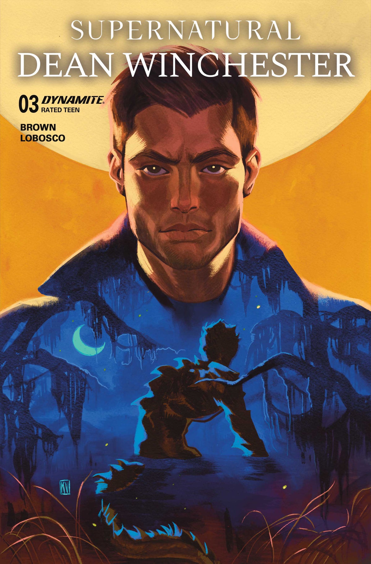 SUPERNATURAL DEAN WINCHESTER #3 Cover B KEYLA VALERIO VAR comic book cover