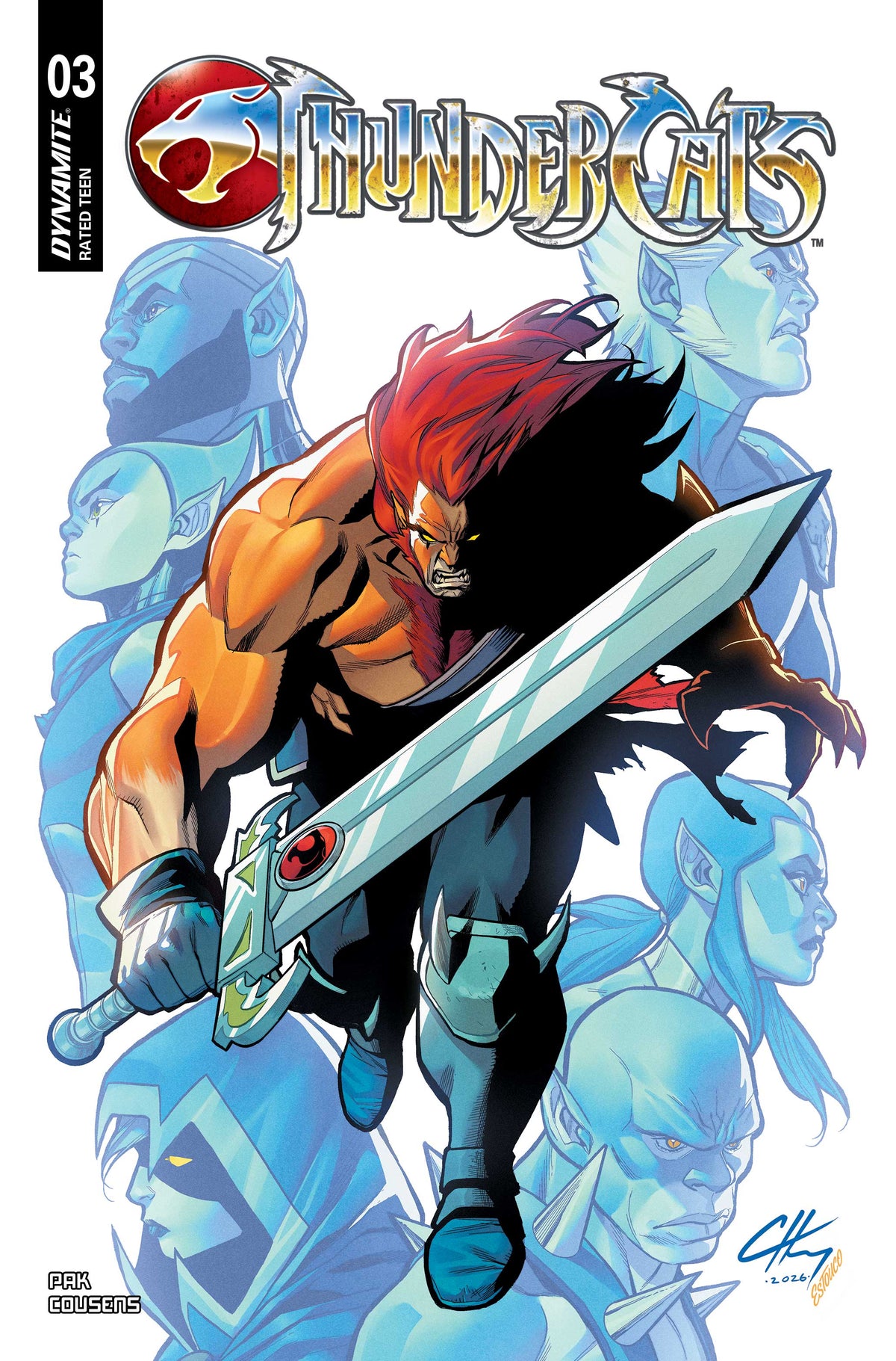 THUNDERCATS (2026) #3 Cover C CLAYTON HENRY VAR comic book cover