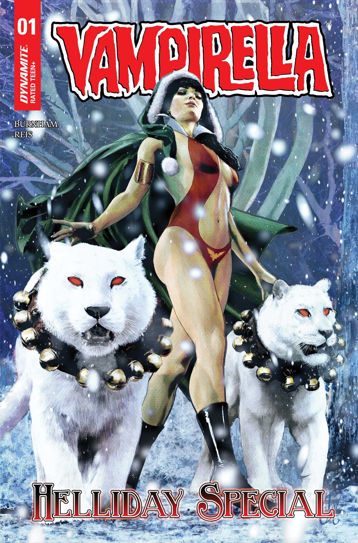 VAMPIRELLA HELLIDAY SPECIAL 2026 #1 (ONE SHOT) Cover A CAT STAGGS comic book cover