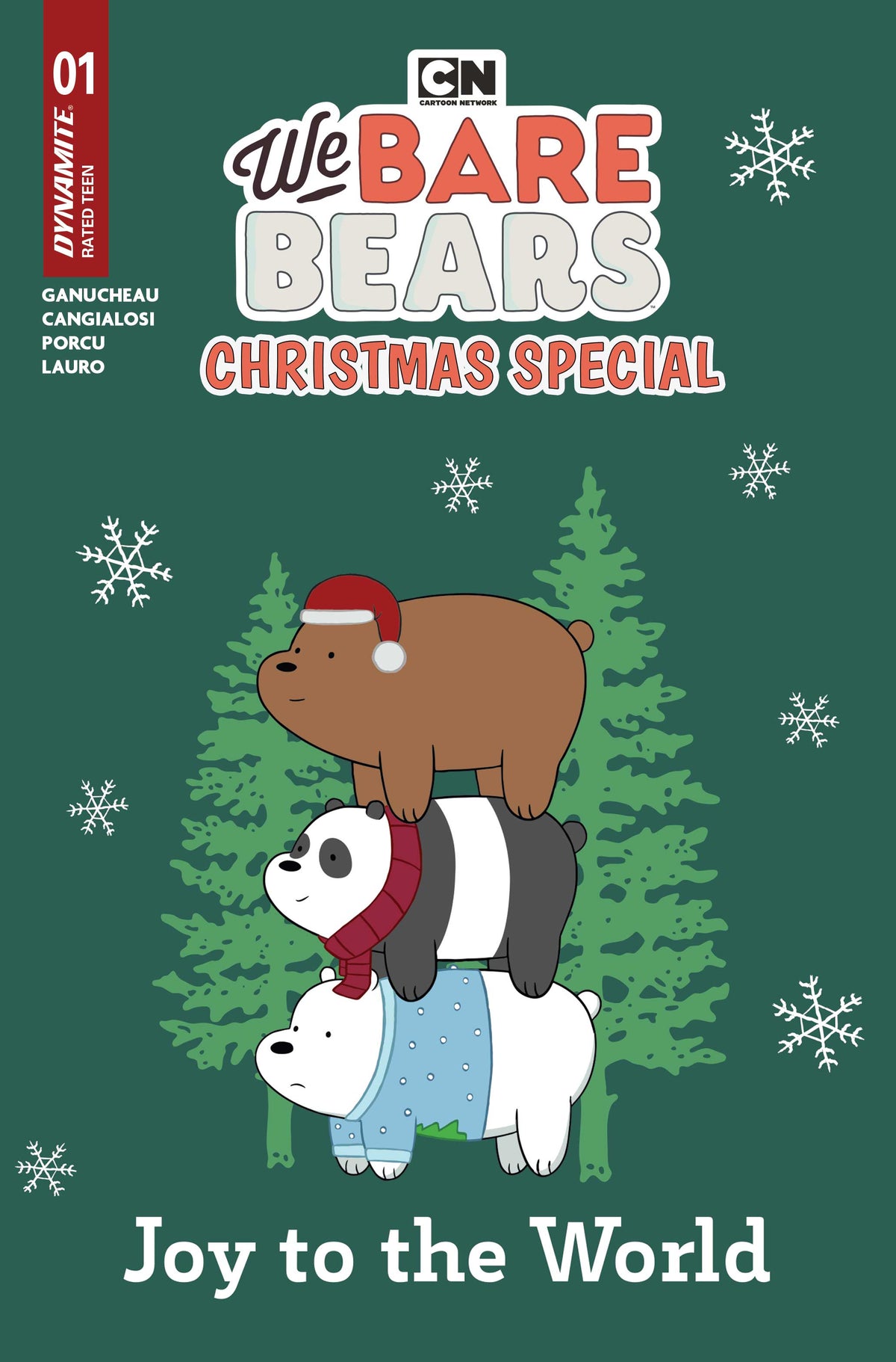 WE BARE BEARS CHRISTMAS SPECIAL #1 (ONE SHOT) Cover D GREETING CARD VAR comic book cover