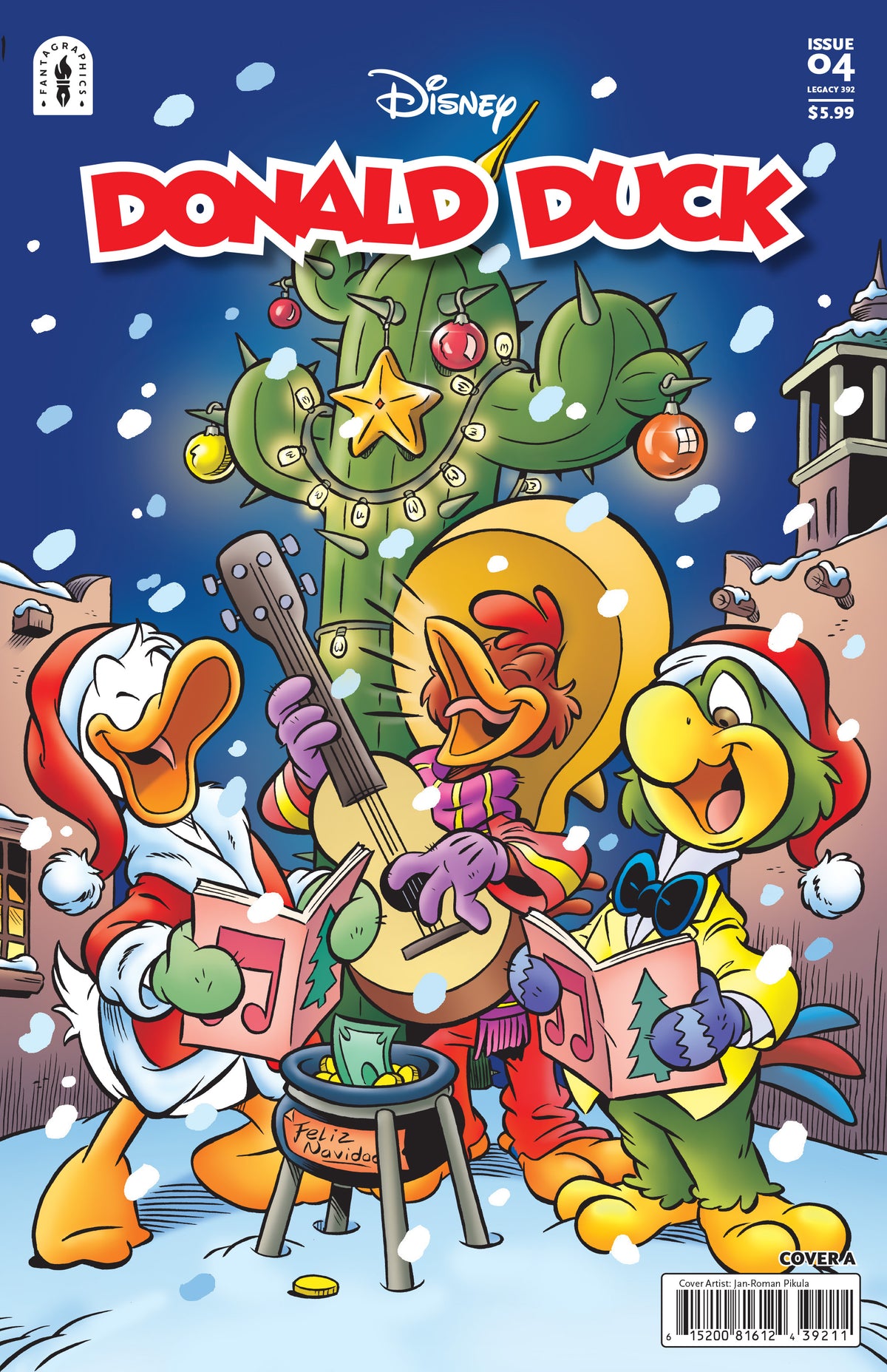 DONALD DUCK LEGACY #392 THE THREE CABALLEROS CHRISTMAS QUEST Cover A JAN ROMAN PIKULA comic book cover
