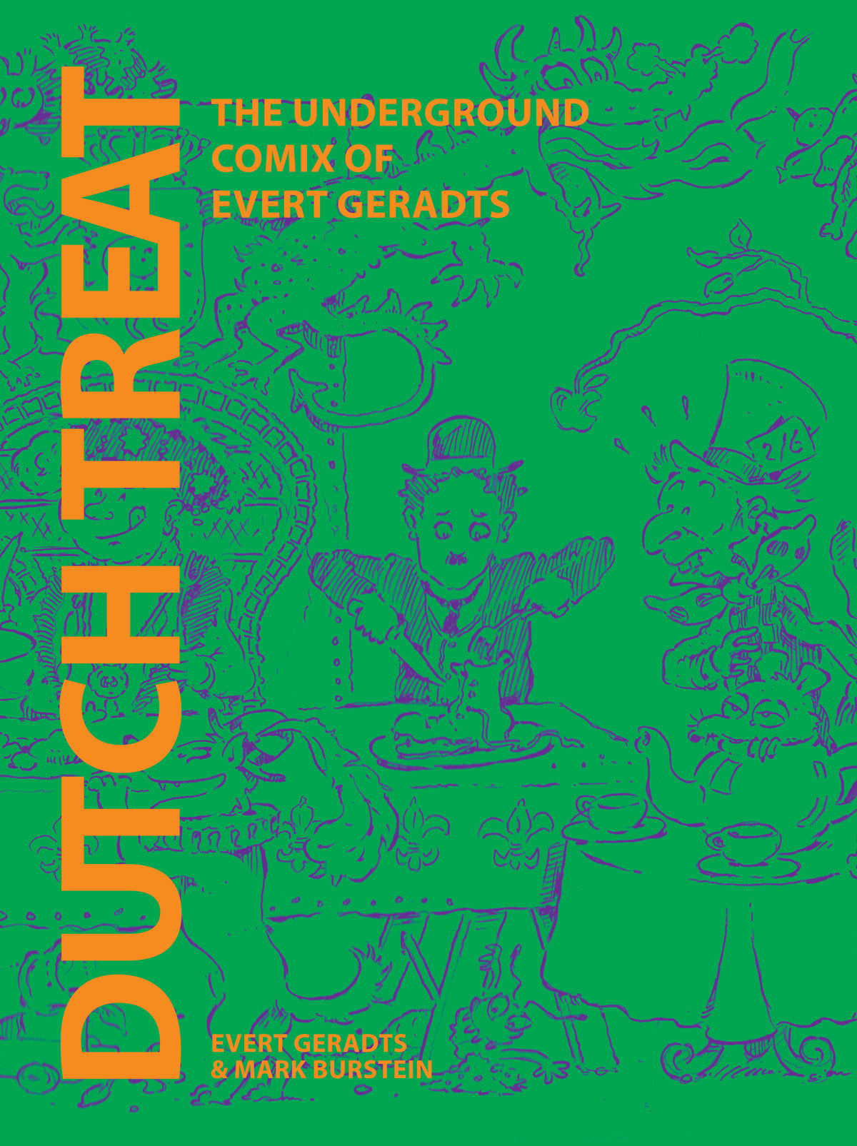DUTCH TREAT HC THE UNDERGROUND COMIX OF EVERT GERADTS graphic novel cover