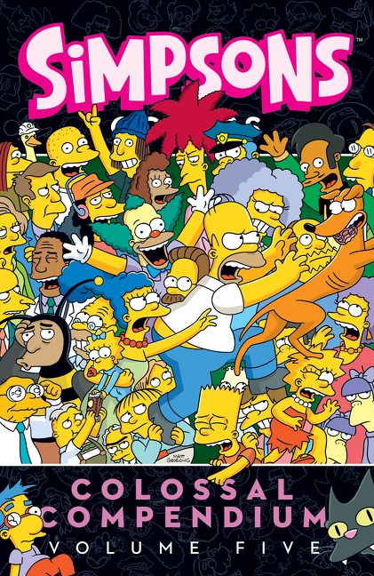 SIMPSONS COMICS COLOSSAL COMPENDIUM TP VOL 05 graphic novel cover
