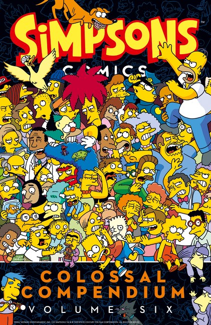 SIMPSONS COMICS COLOSSAL COMPENDIUM TP VOL 06 graphic novel cover
