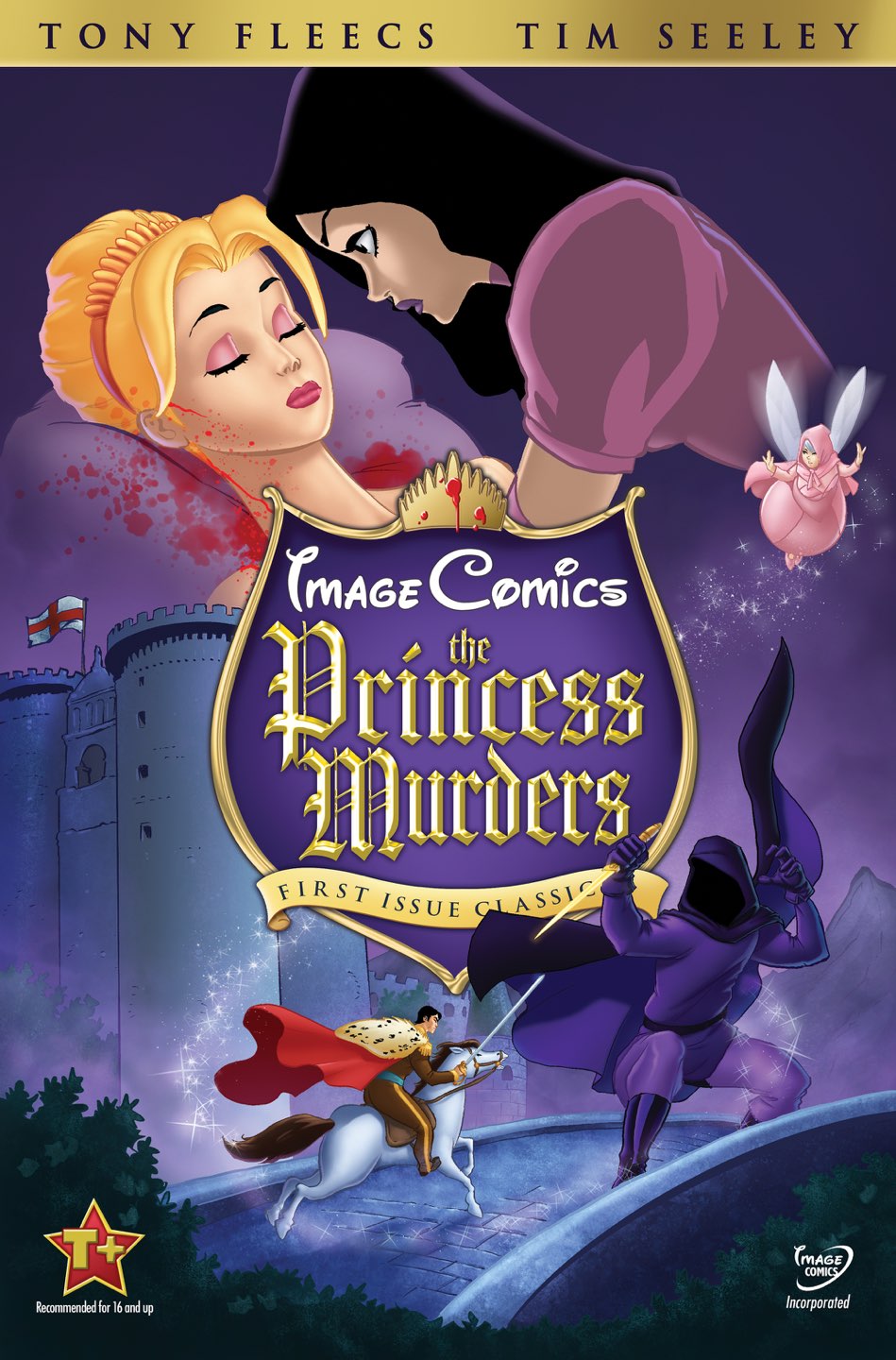 PRINCESS MURDERS #1 Cover D TIM SEELEY & ALLEN PASSALAQUA SLEEPING BEAUTY ANIMATION HOMAGE VAR comic book cover