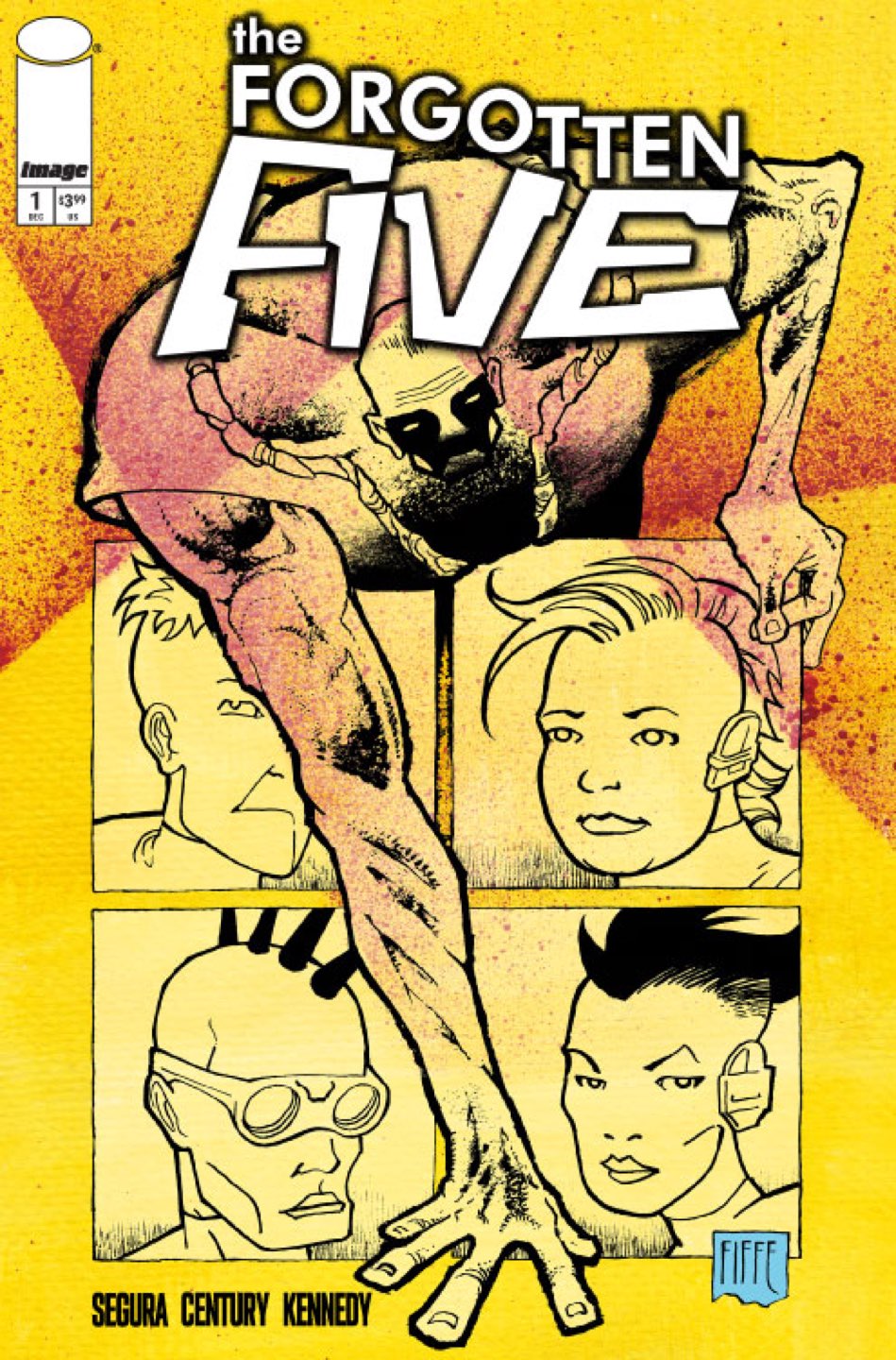 FORGOTTEN FIVE #1 Cover C MICHEL FIFFE VAR comic book cover