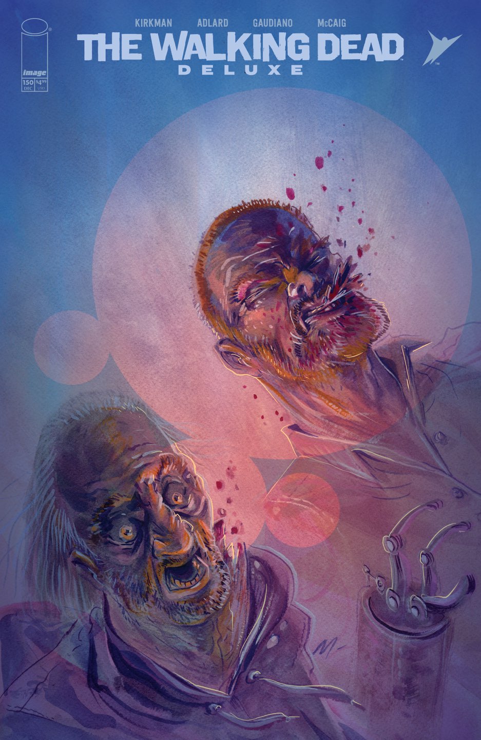 WALKING DEAD DELUXE #150 Cover C SCOTT MORSE CONNECTING COVER VAR comic book cover