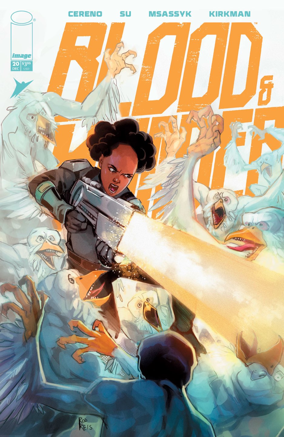 BLOOD & THUNDER #20 Cover B ROD REIS VAR comic book cover