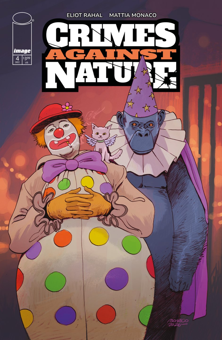 CRIMES AGAINST NATURE #4 Cover A MATTIA MONACO comic book cover