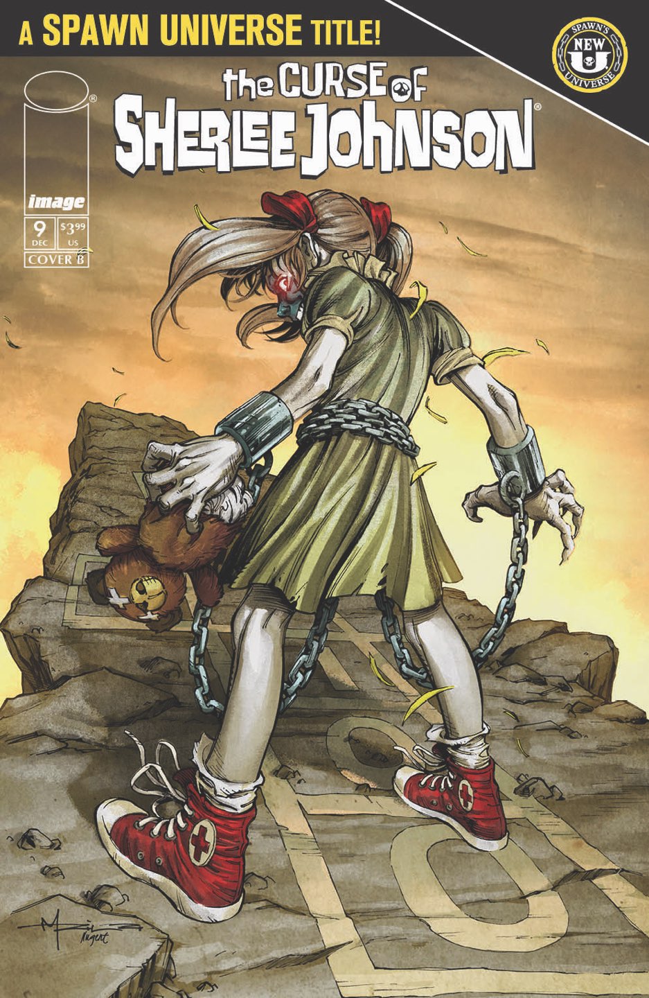 SPAWN THE CURSE OF SHERLEE JOHNSON #9 Cover B DANIEL MAIA VAR comic book cover