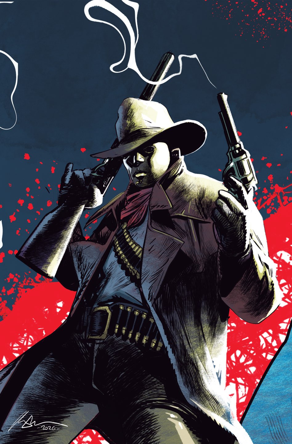 EXQUISITE CORPSES LONE GUNMAN #2 (OF 5) Cover B RAFAEL ALBUQUERQUE VIRGIN VAR comic book cover