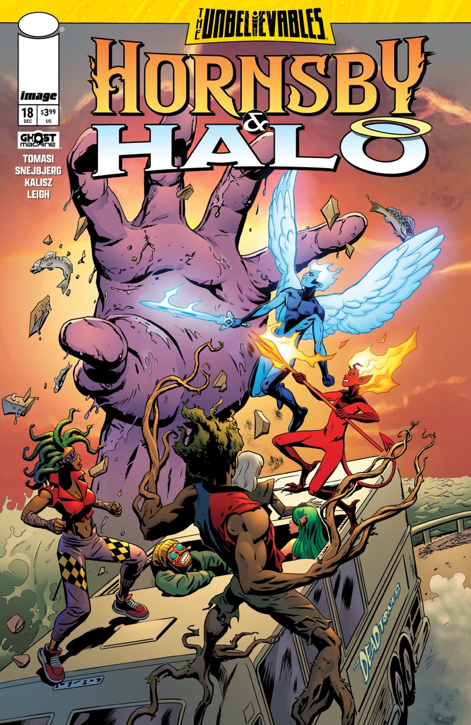 HORNSBY & HALO #18 Cover A PETER SNEJBJERG & JOHN KALISZ comic book cover