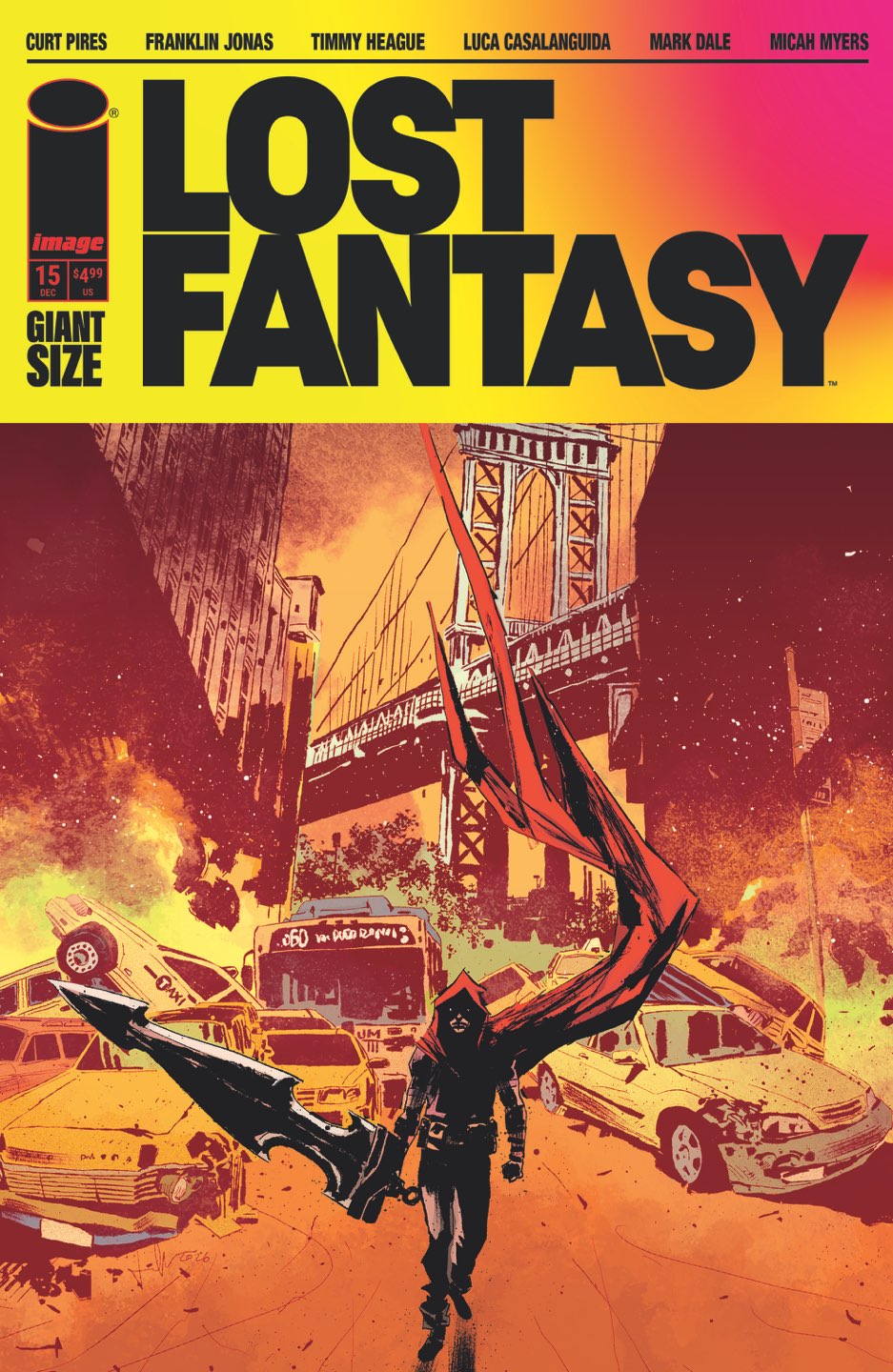 LOST FANTASY #15 Cover A LUCA CASALANGUIDA comic book cover