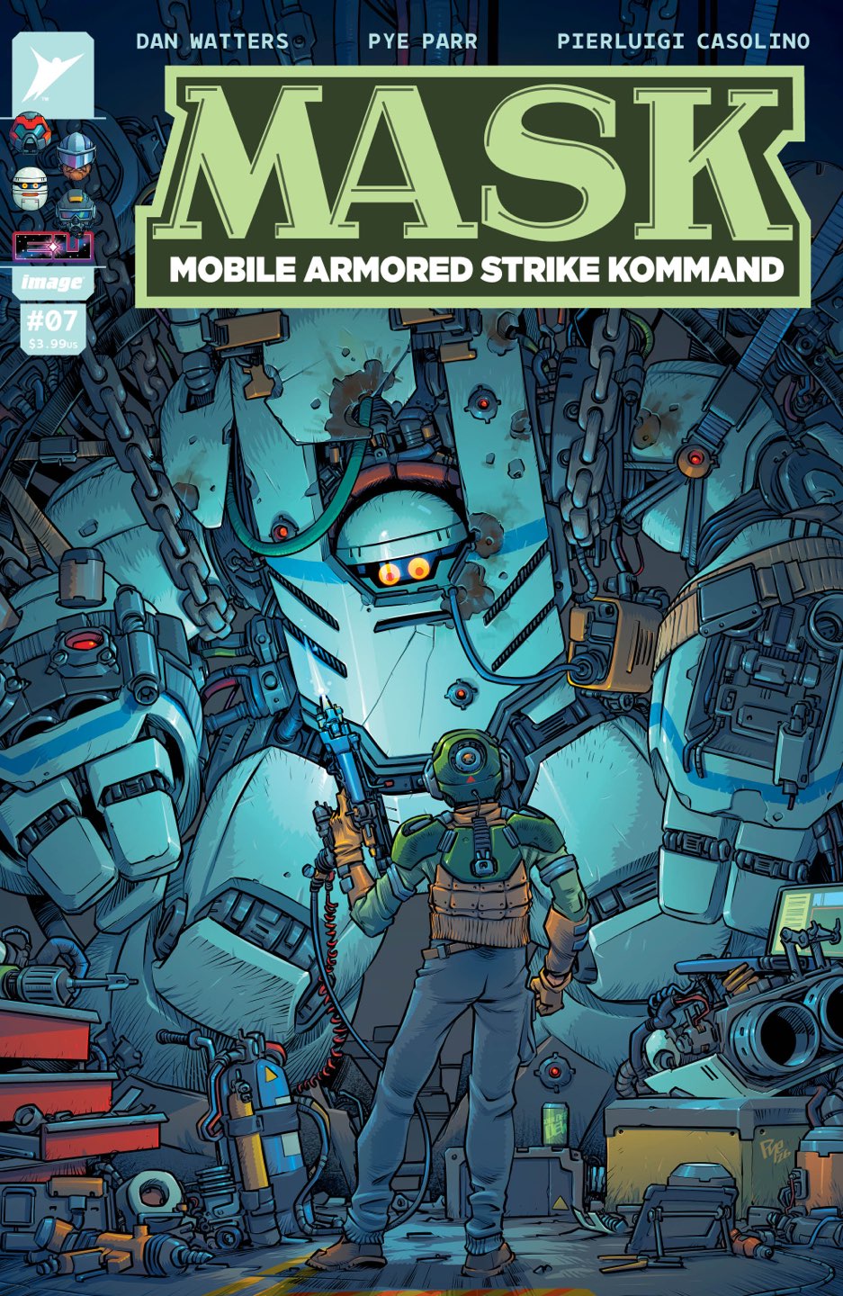 MASK #7 Cover A PYE PARR comic book cover