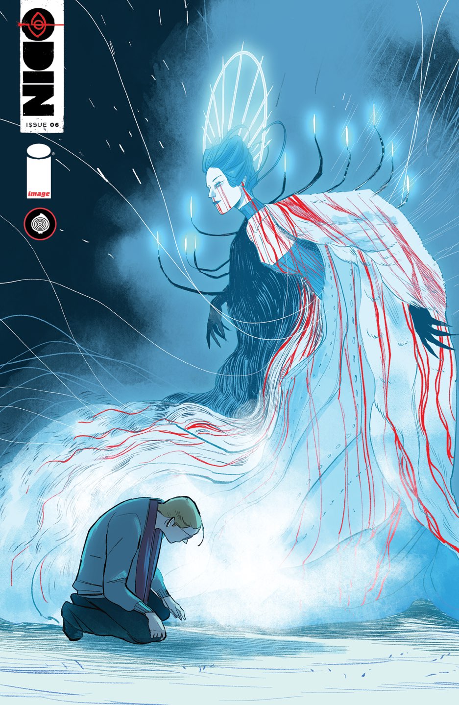 ODIN #6 (OF 9) Cover B LETIZIA CADONICI & ALESSANDRO SANTORO VAR comic book cover