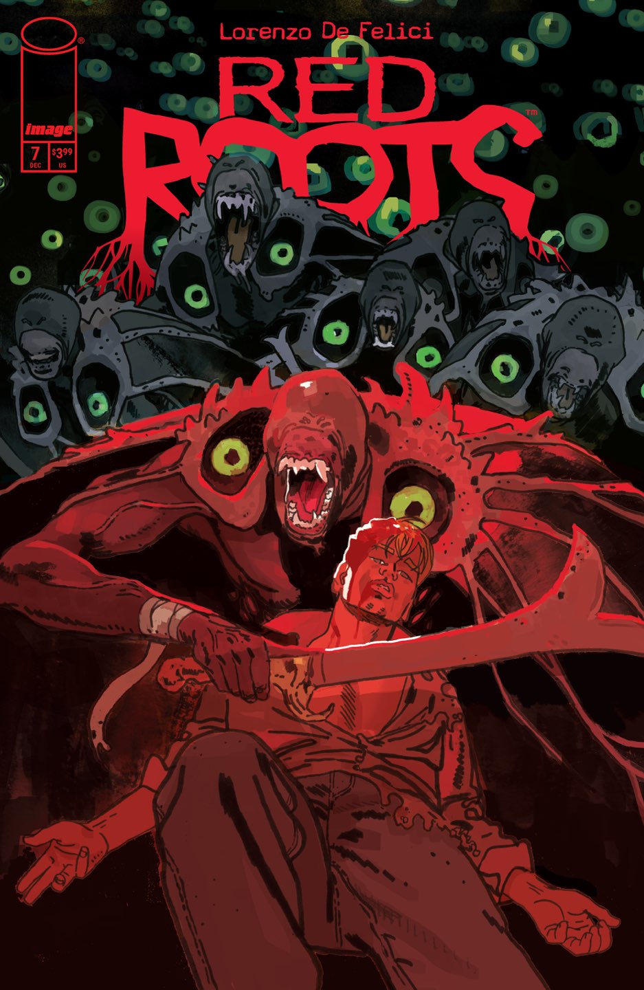 RED ROOTS #7 Cover C ADRIANO TURTULICI VAR comic book cover