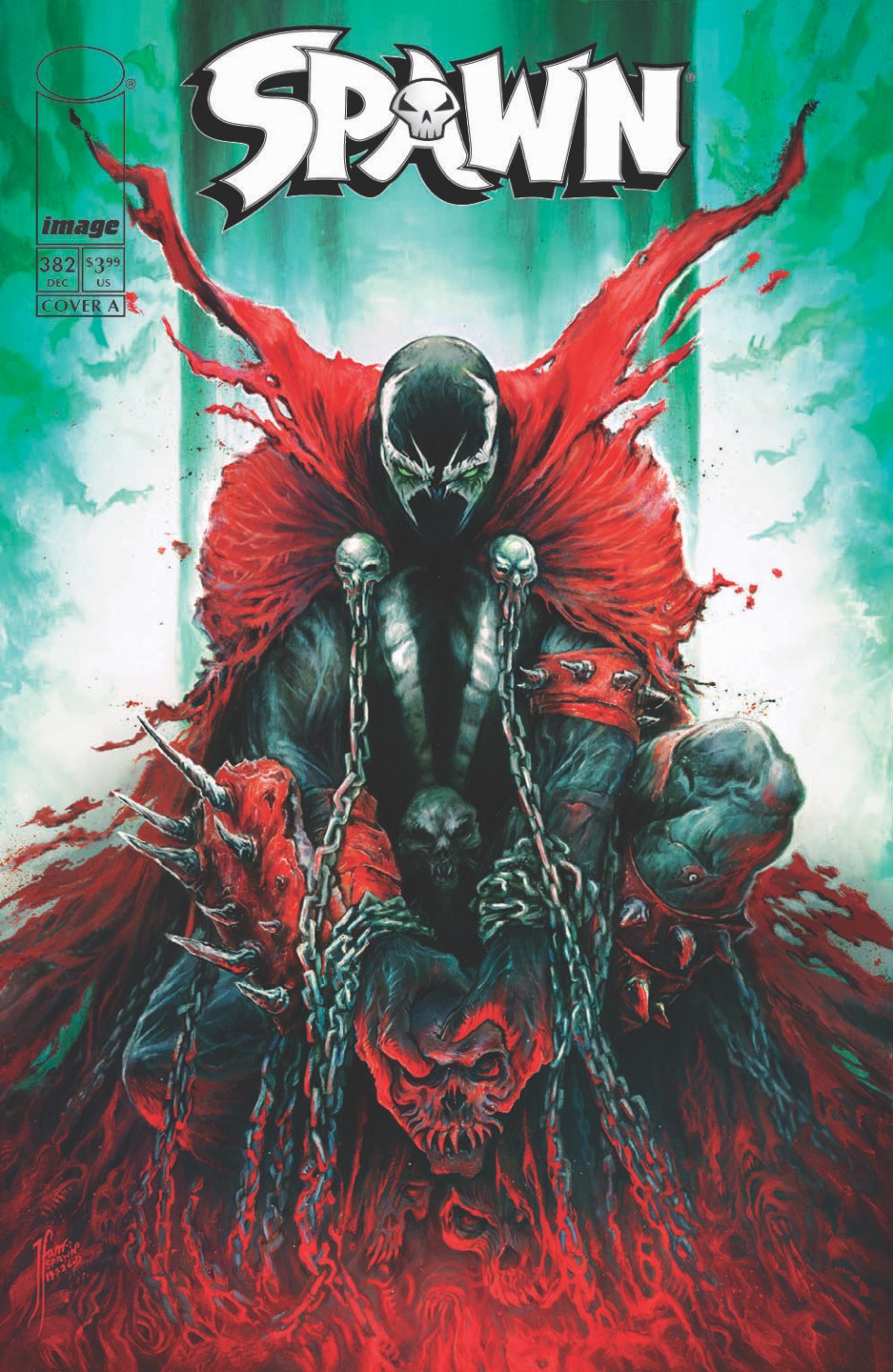 SPAWN #382 Cover A TEHANI FARR comic book cover