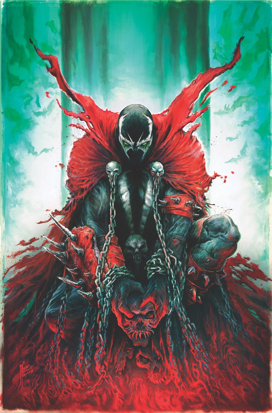 SPAWN #382 Cover C TEHANI FARR VIRGIN VAR comic book cover