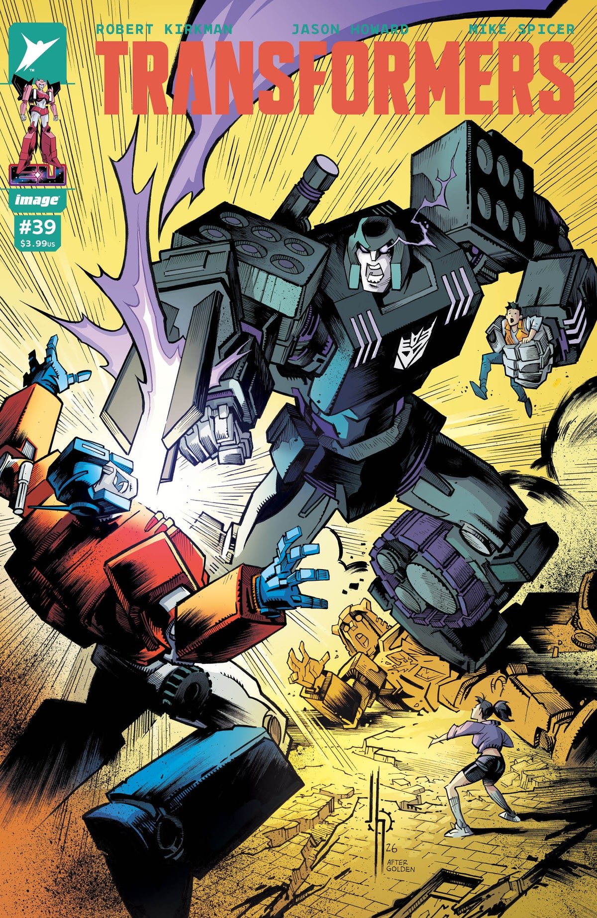 TRANSFORMERS #39 Cover A JASON HOWARD comic book cover