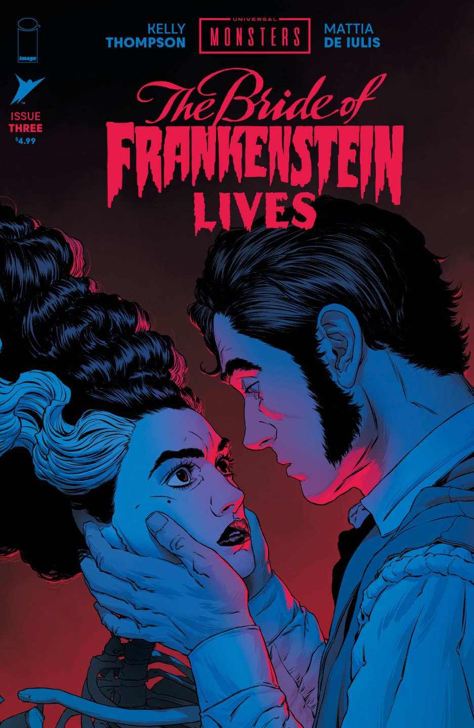 UNIVERSAL MONSTERS THE BRIDE OF FRANKENSTEIN LIVES #3 (OF 4) Cover A MATTIA DE IULIS comic book cover