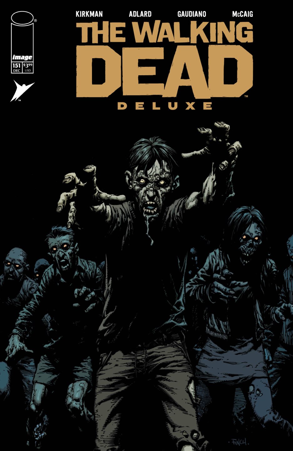 WALKING DEAD DELUXE #151 Cover A DAVID FINCH & DAVE MCCAIG comic book cover