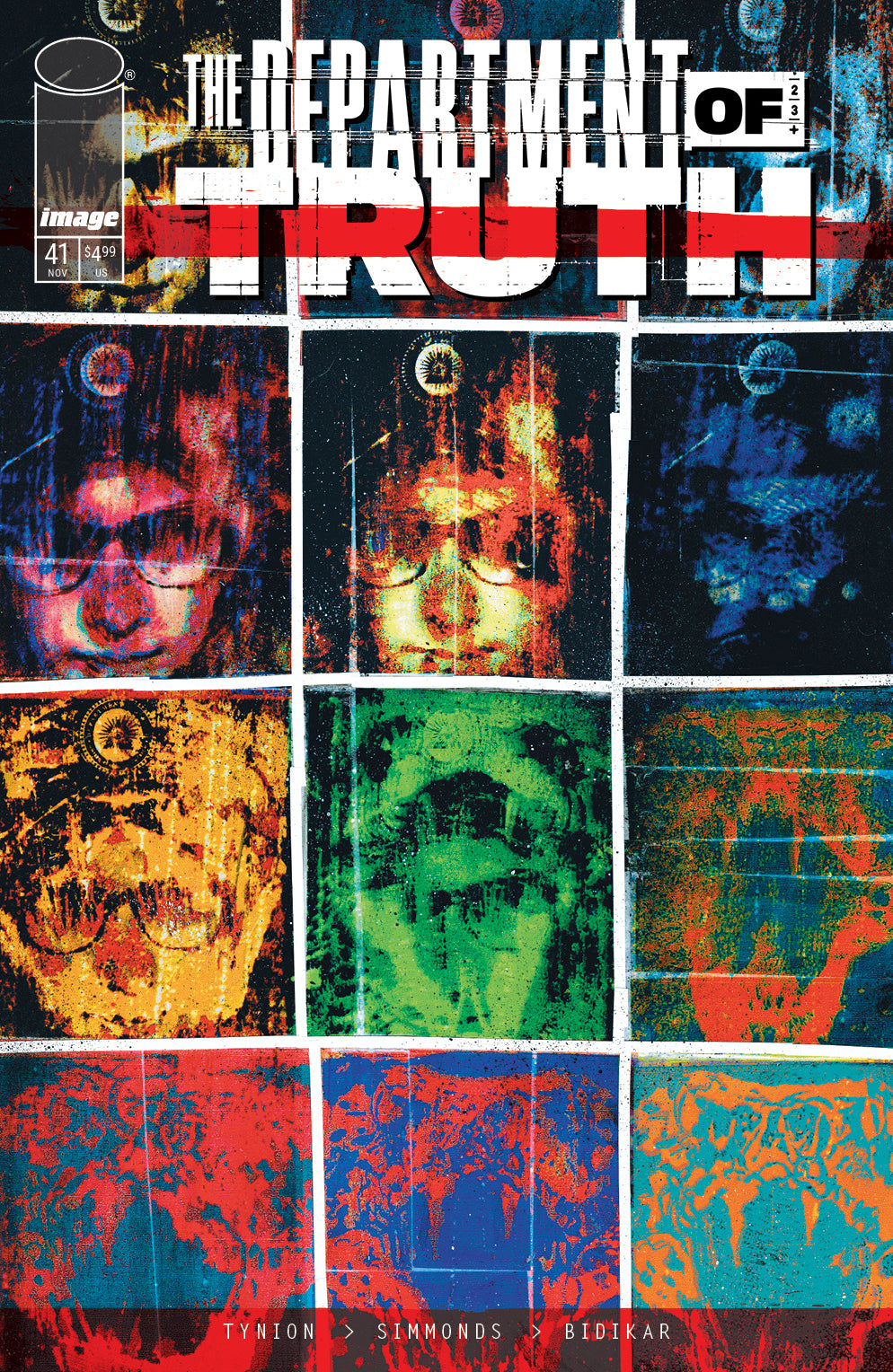 DEPARTMENT OF TRUTH #41 Cover A MARTIN SIMMONDS comic book cover