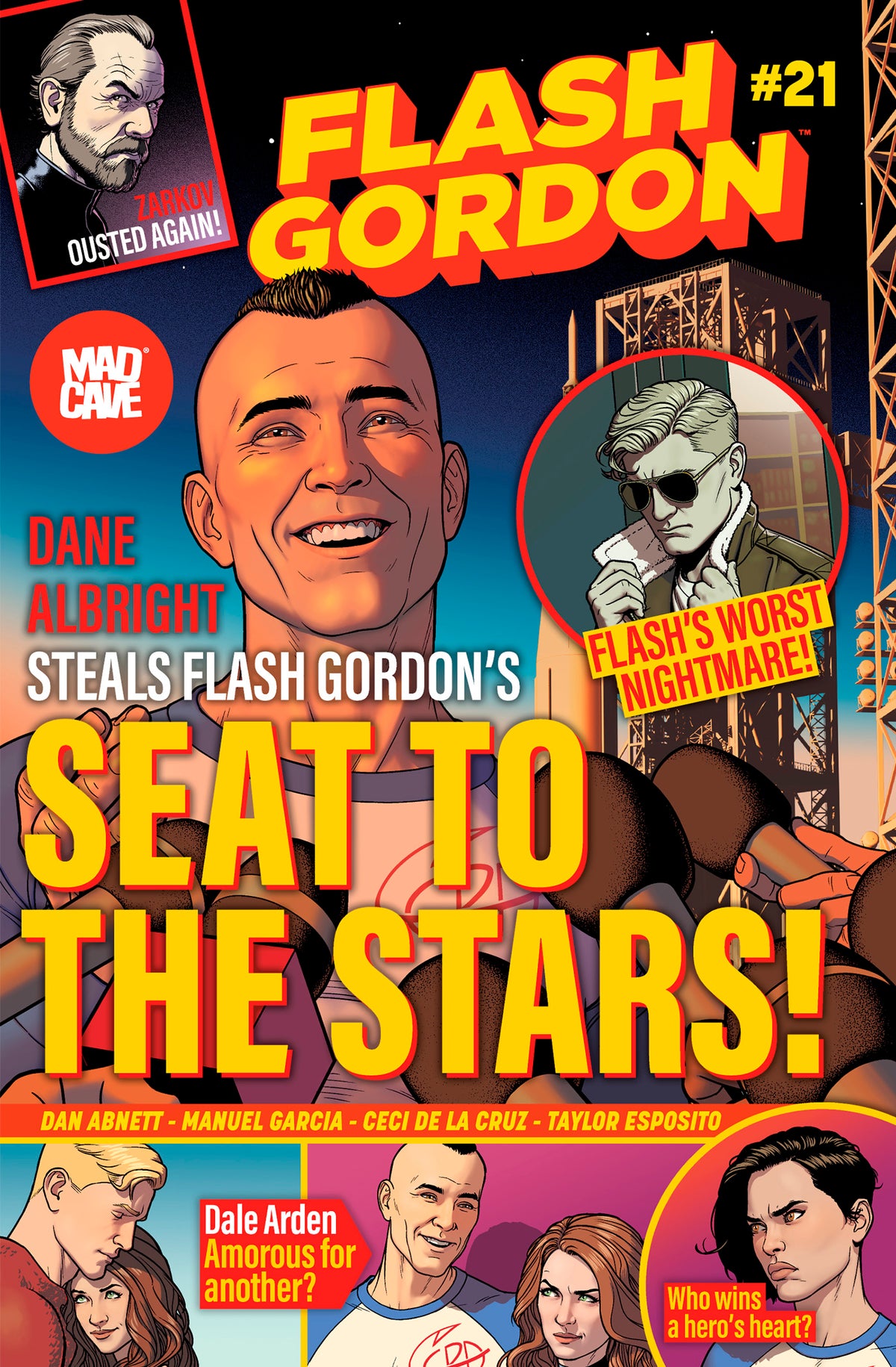 FLASH GORDON #21 Cover B JAMIE MCKELVIE VAR comic book cover