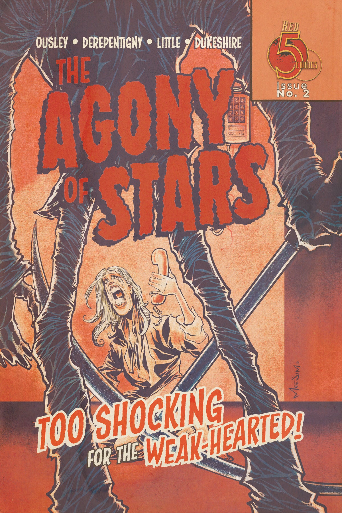 AGONY OF STARS #2 (OF 4) Cover B CHRISTIAN MEESIMO MEESEY VAR comic book cover