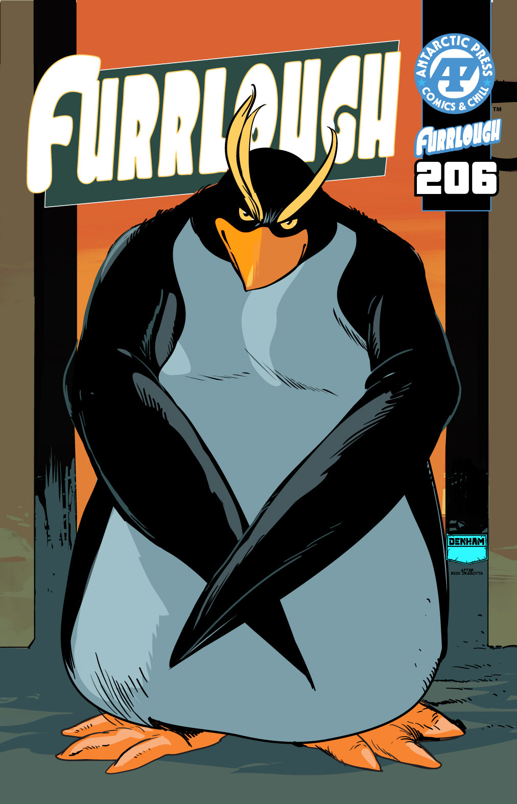FURRLOUGH #206 Cover B BRIAN DENHAM VAR comic book cover