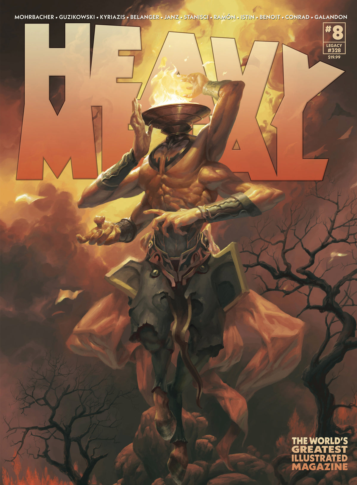 HEAVY METAL MAGAZINE #8 CVR A PETER MOHRBACHER comic book cover