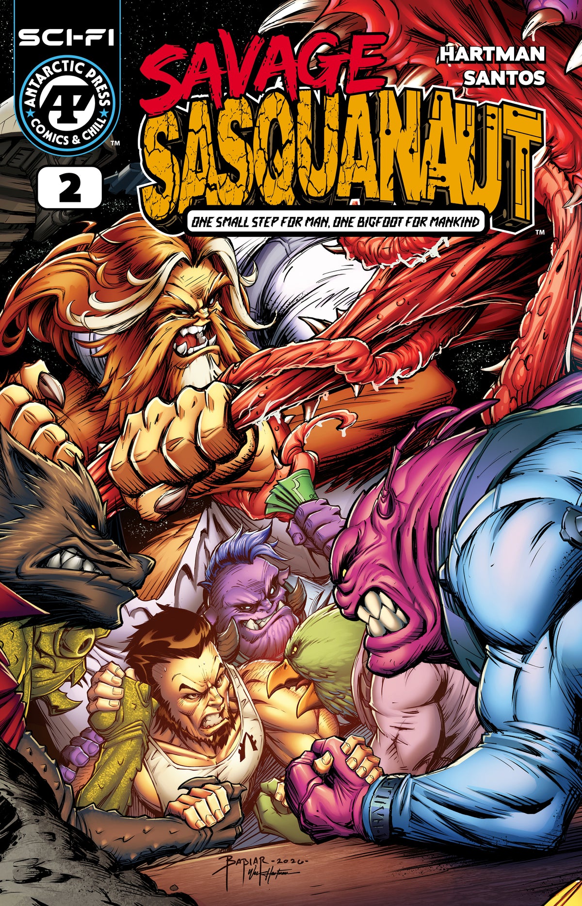 SAVAGE SASQUANAUT #2 Cover A CRAIG BABIAR comic book cover