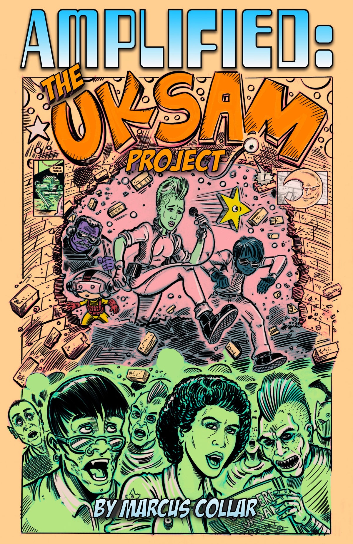 AMPLIFIED THE UK SAM PROJECT TP graphic novel cover
