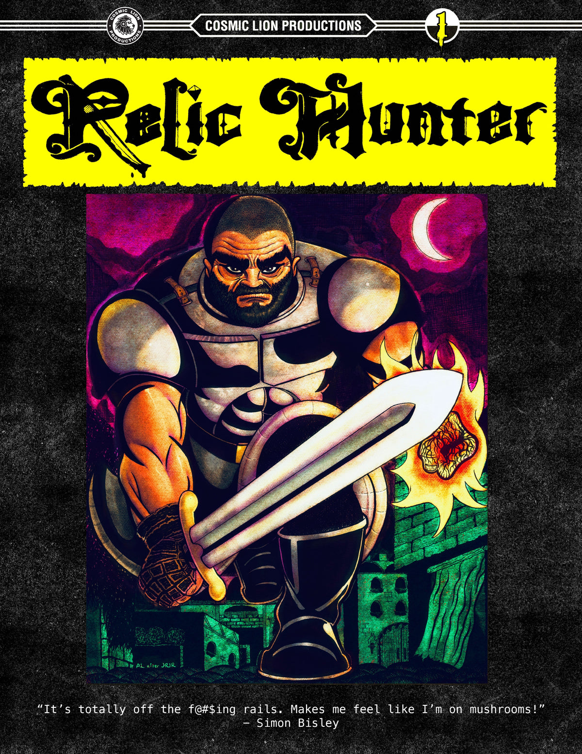 RELIC HUNTER #1 2ND PTG comic book cover
