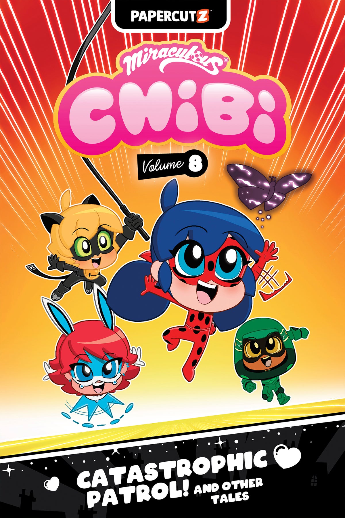 MIRACULOUS LADYBUG CHIBI HC VOL 08 CATASTROPHIC PATROL AND OTHER TALES graphic novel cover