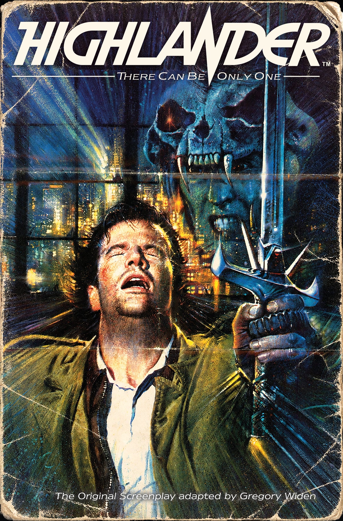HIGHLANDER THE ORIGINAL SCREENPLAY #1 (OF 4) Cover L ORIGINAL POSTER BRIAN BYSOUTH FOIL VAR comic book cover